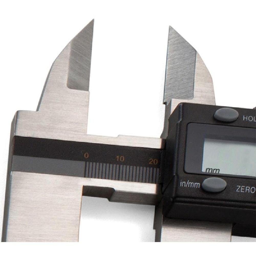 Paquímetro Digital Para Serviço Pesado Com Orelhas Para Medição Externo - 500mm/20 - Prof. Do Bico 100 mm - Graduação 0,01mm/.0005 - Imagem zoom