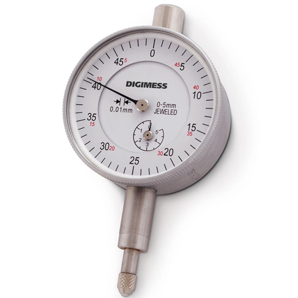 Relógio Comparador - Cap. 0-5 mm - Graduação De 0,01mm - Diâmetro Do Mostrador Ø42mm - Tampa Traseira Com Orelha - Ref. 121.301 - Imagem zoom