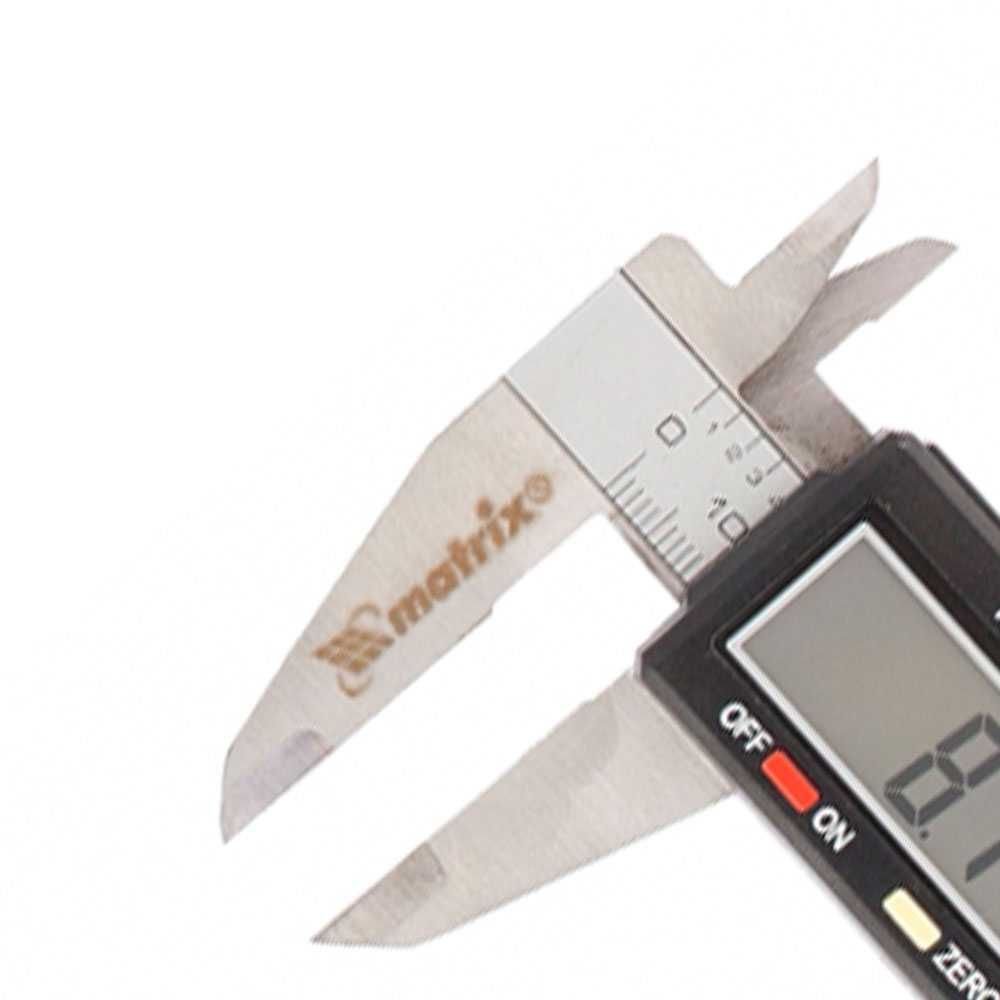 Combo Paquímetro Universal Digital 150mm em Aço Inox + Jogo de Calibradores de Folga 0,05 - 1mm com 13 Lâminas MTX-K4785 - Imagem