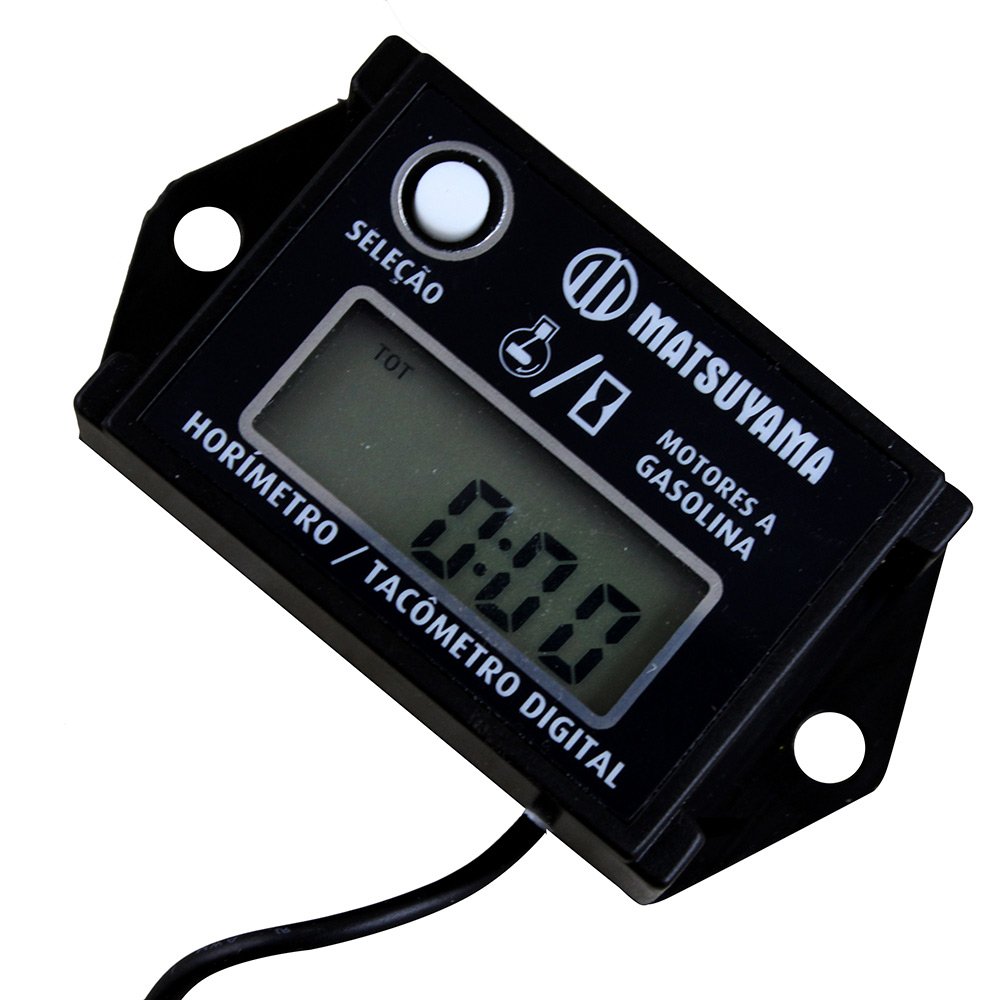 Horímetro / Tacômetro Digital para Motores a Gasolina - Imagem zoom