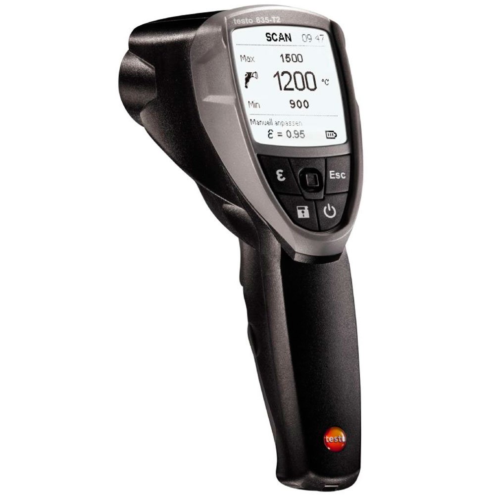 Termômetro Digital Infravermelho 835-T2 com Mira Laser -20 a 50 °C-TESTO-835-T2
