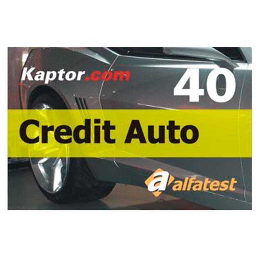 Cartão Credit Auto 40 para Scanner - Imagem zoom