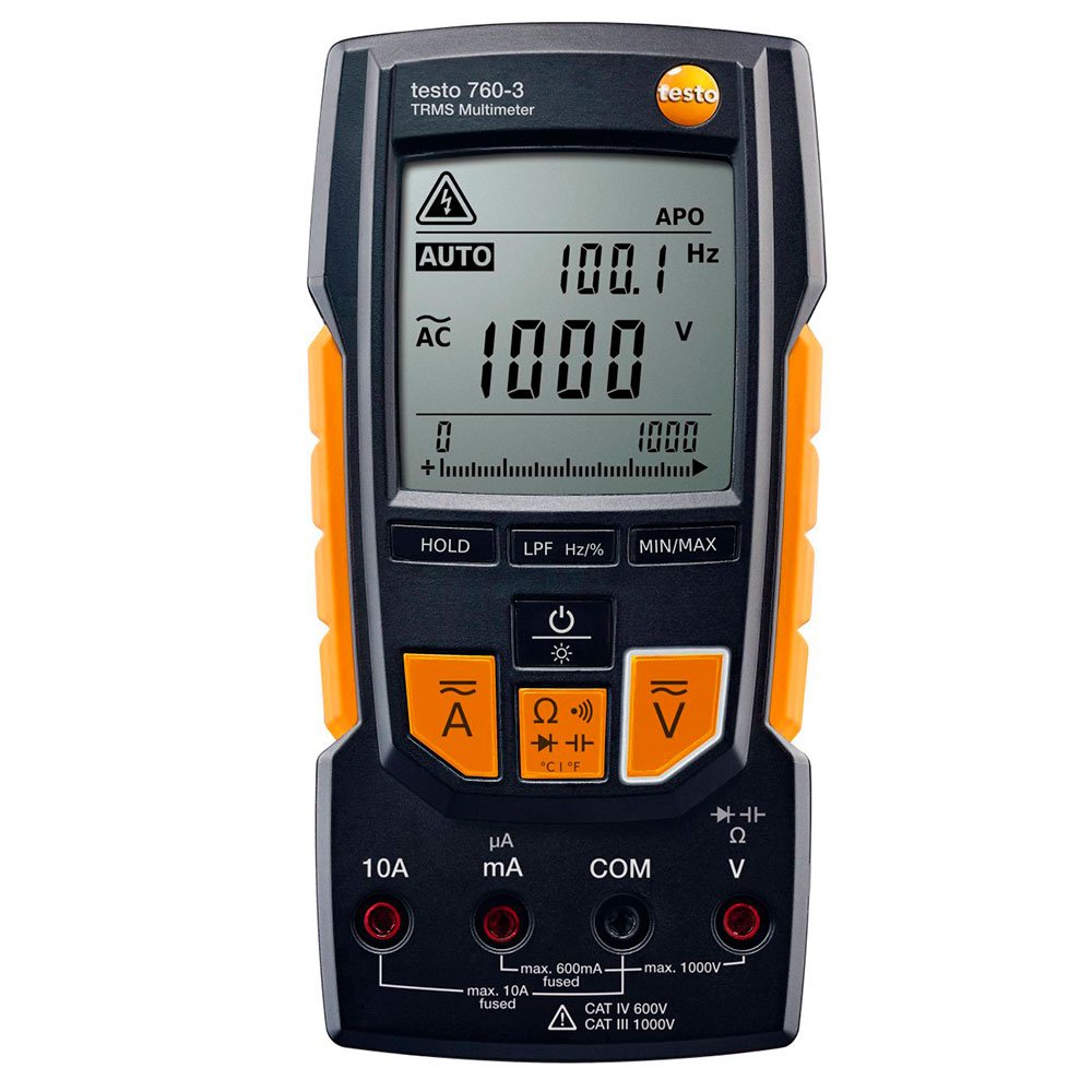 Multímetro Digital 760-3 True-RMS com Medição de Temperatura-TESTO-760-3