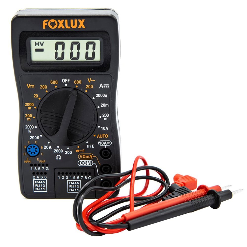 Multímetro Digital HFE com Testador FOXLUX-30.03 - Imagem zoom