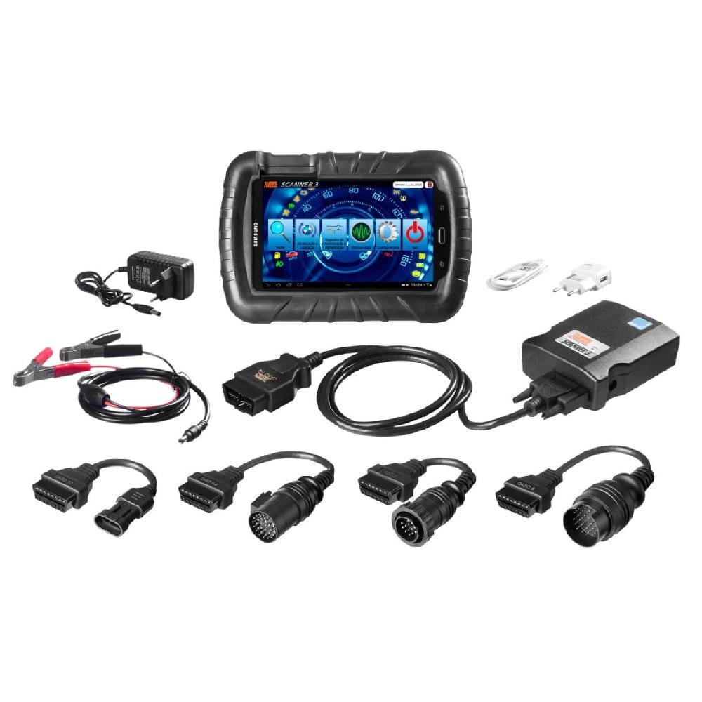 Scanner Automotivo Raven 3 c/ Tablet + Kit Diesel - RAVEN R108800-RAVEN