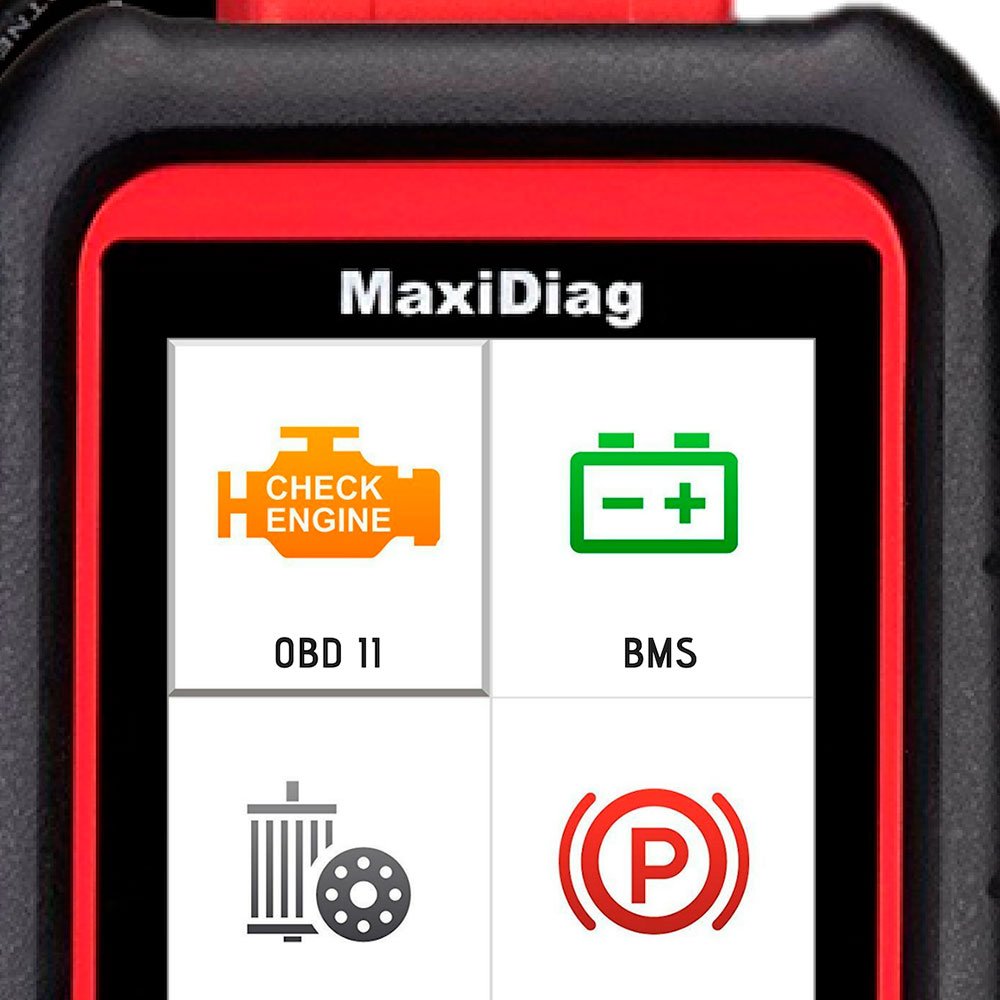 Scanner MAXIDIAG MD 808 para Motor, Transmissão, ABS e Airbag - Ajuste de A/F e Funções Especiais - Imagem zoom