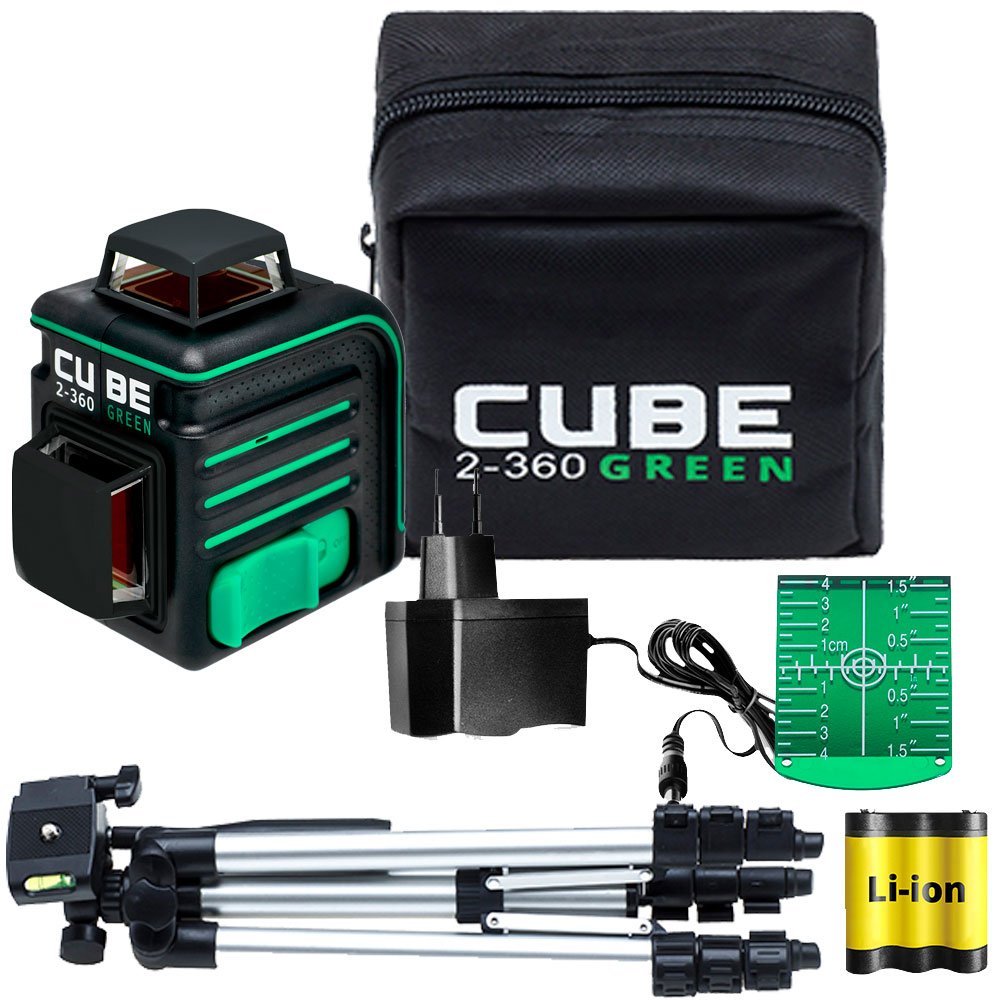 Nível a Laser Cube 2-360 Green Profissional-ADA-36416
