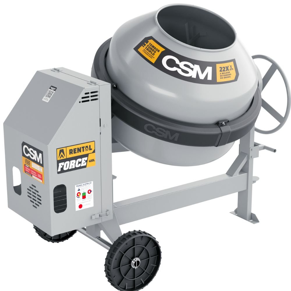 Betoneira Rental Force 400L 2CV Monofásico 110V CSM-71000247 - Imagem