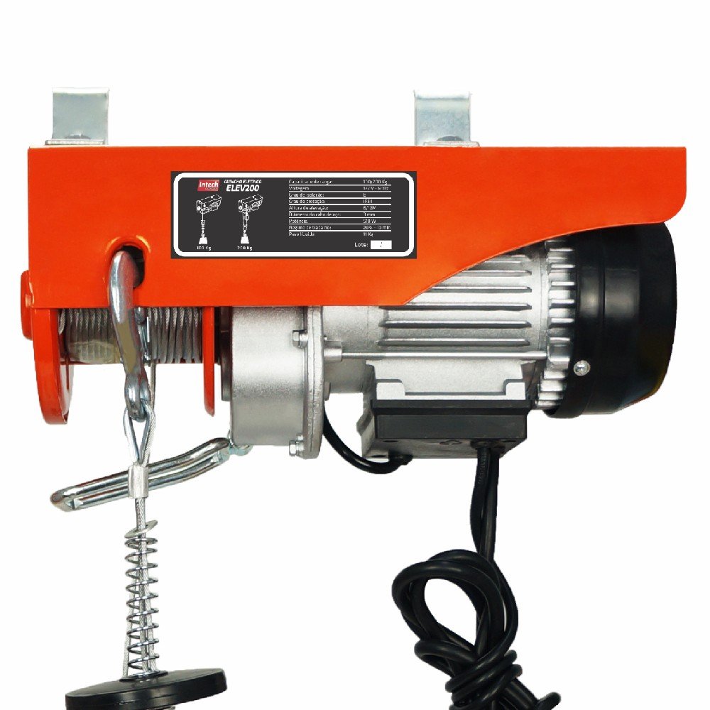 Guincho Elétrico 2800Rpm 60HZ 600W 220V INTECH MACHINE-ELEV300 - Imagem