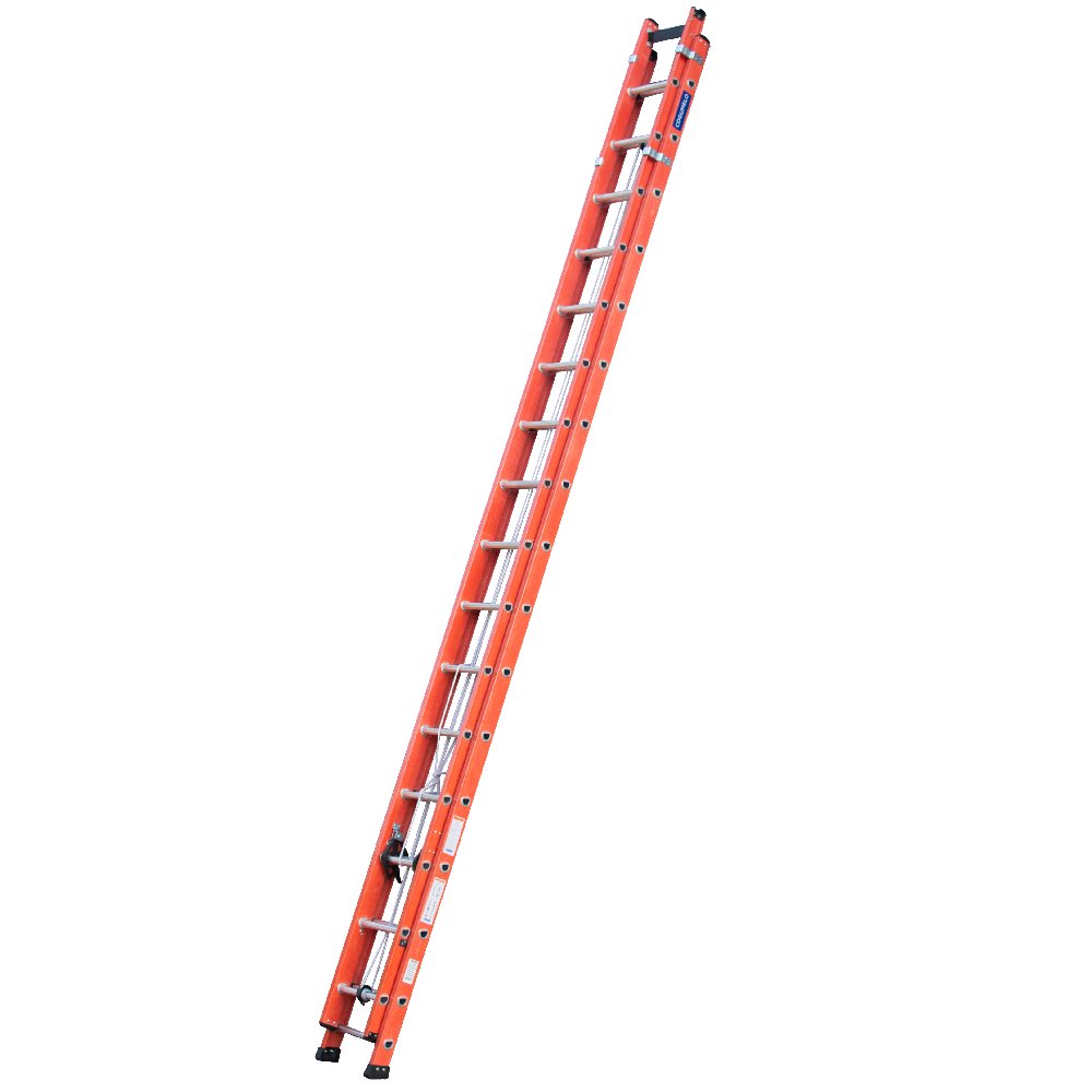 Escada Extensível Vazada Laranja com 29 Degraus Úteis 5.15x9m-COGUMELO-EFV-29