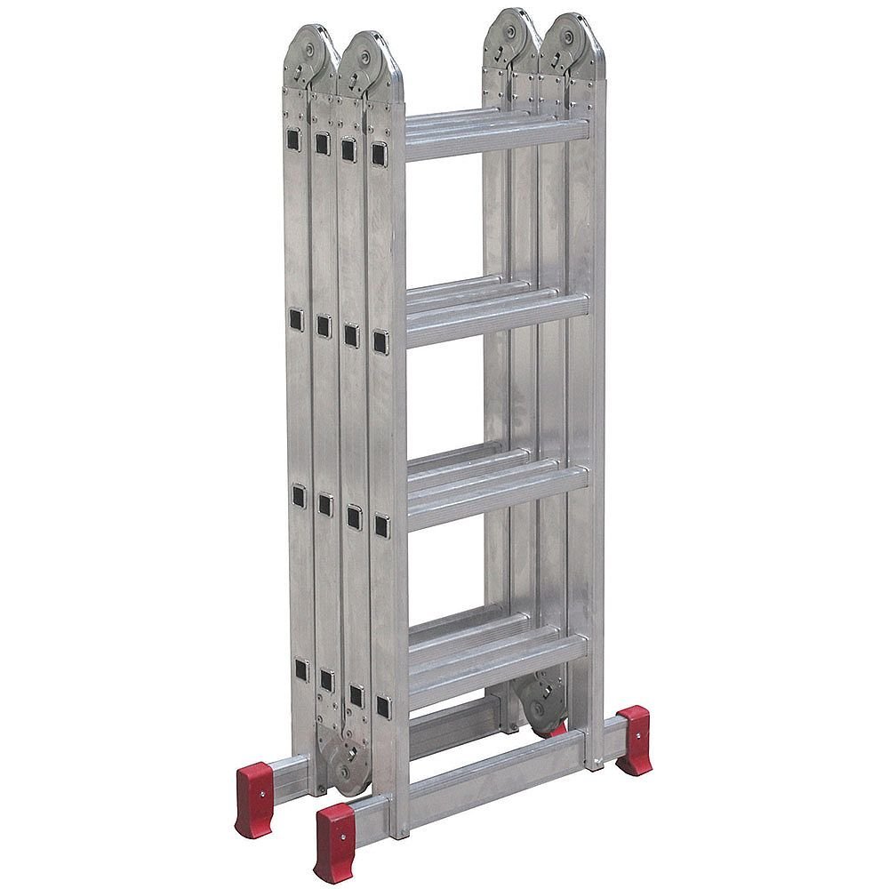 Escada Articulada 4x4 com 16 Degraus de Alumínio - Imagem zoom