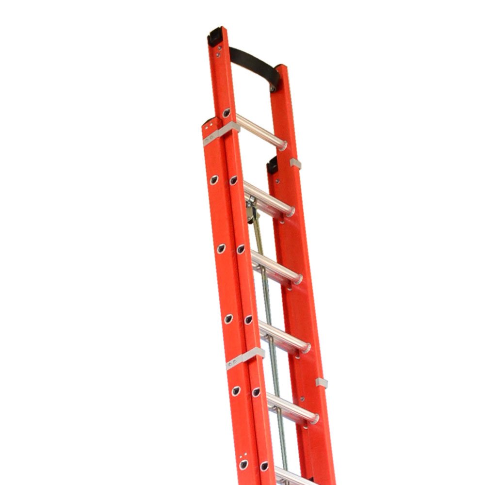 Escada Extensível Vazada em Fibra 31 Degraus 9,60 Metros - Imagem zoom