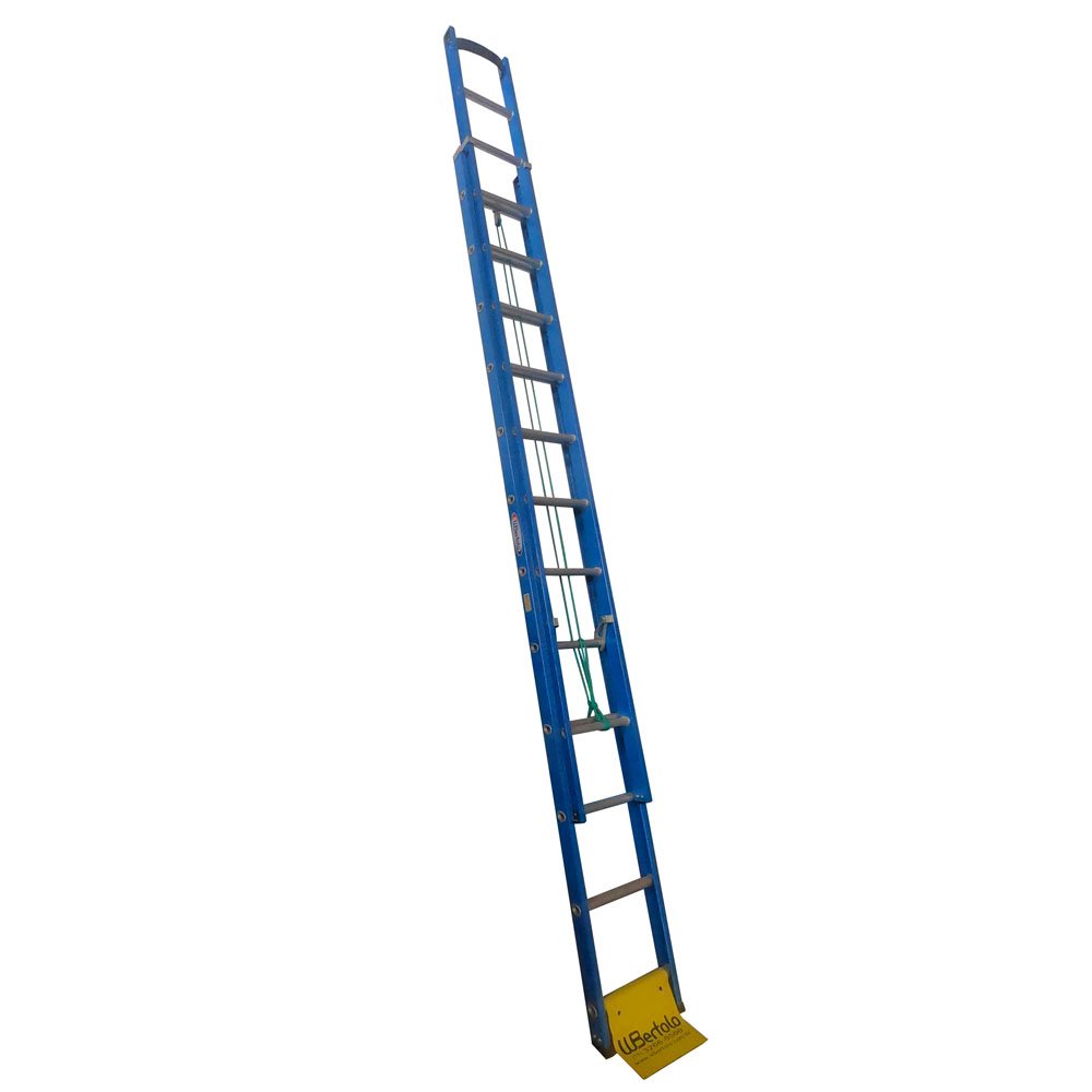  Escada Extensivel Azul tipo D 3,80 x 6,60M com 21 Degraus  - Imagem zoom