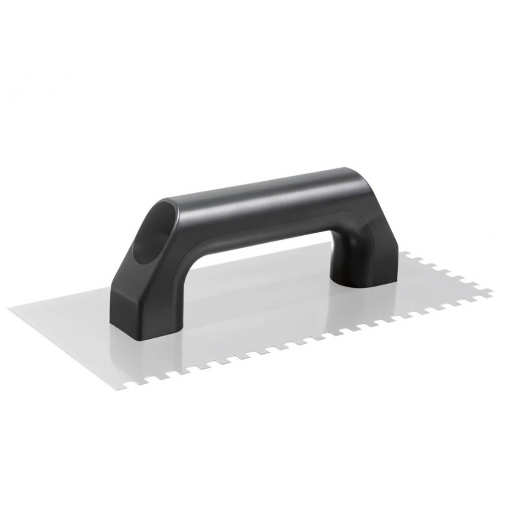 Desempenadeira de Aço Dentada 3 x 3 mm com Cabo Plástico-CORTAG-60577