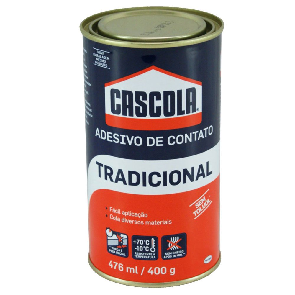 Cascola Tradicional s/ Toluol (Cola de Sapateiro) 400g Henkel - Imagem zoom