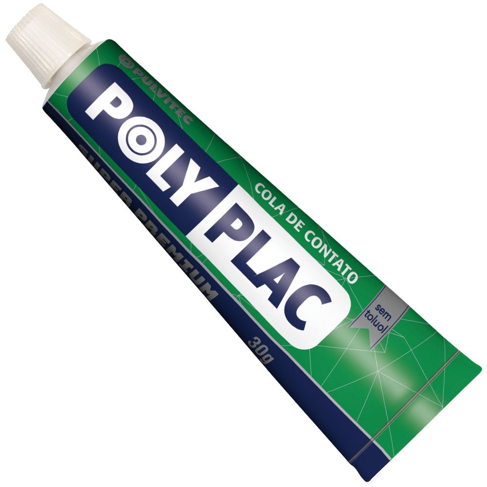 Cola de Contato Polyplac Super Premium sem Toluol 30g-PULVITEC-TA013