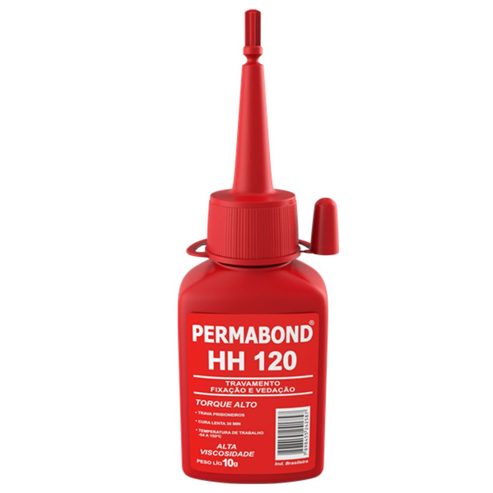 Adesivo Anaeróbico HH120 Trava Parafusos e Prisioneiros 10g-PERMABOND-381