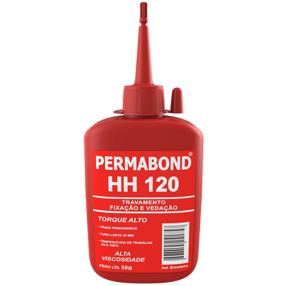 Adesivo Anaeróbico HH120 Trava Parafusos e Prisioneiros 50g-PERMABOND-378