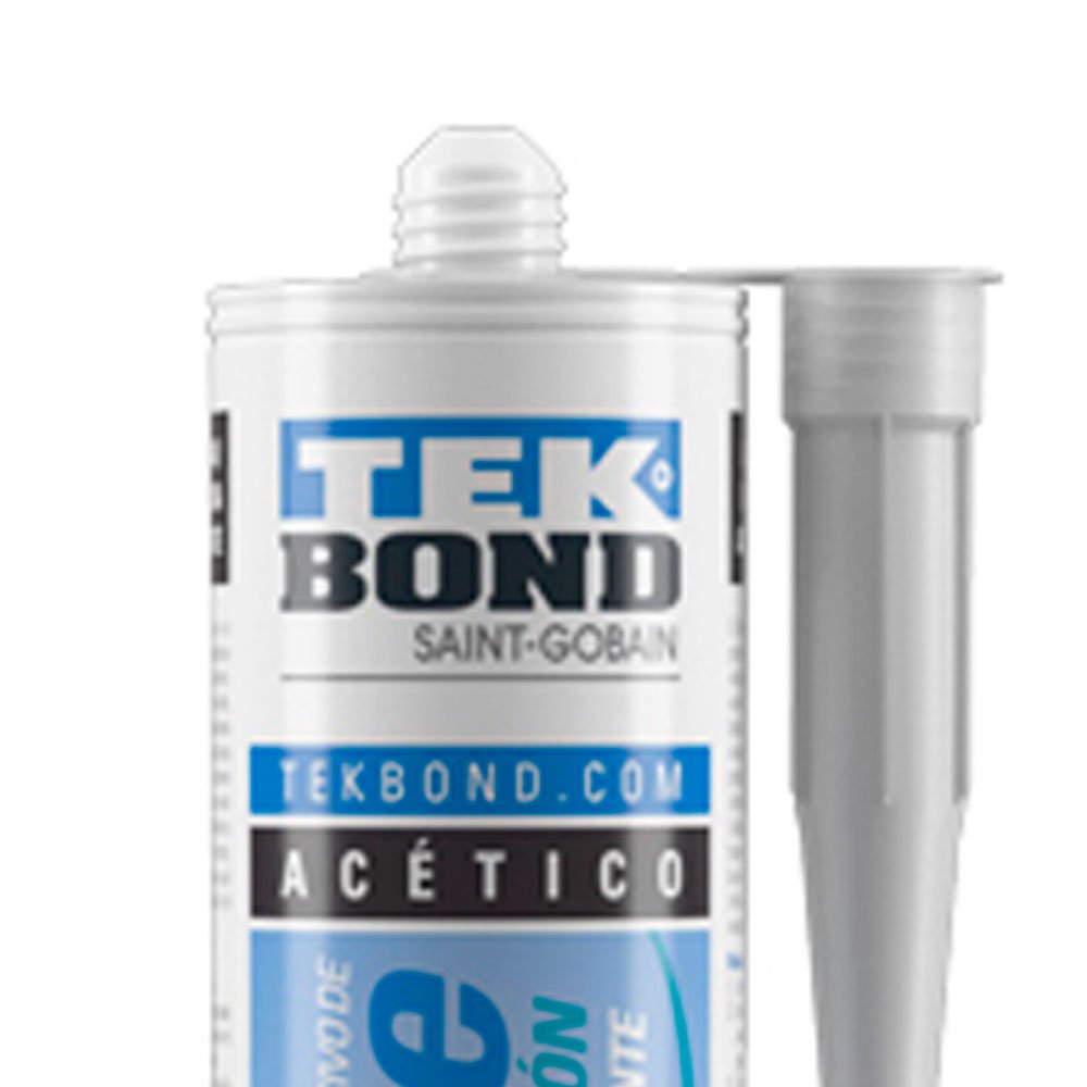 Adesivo de Silicone Acético Tekbond Construção Transparente 256g - Casa Toni