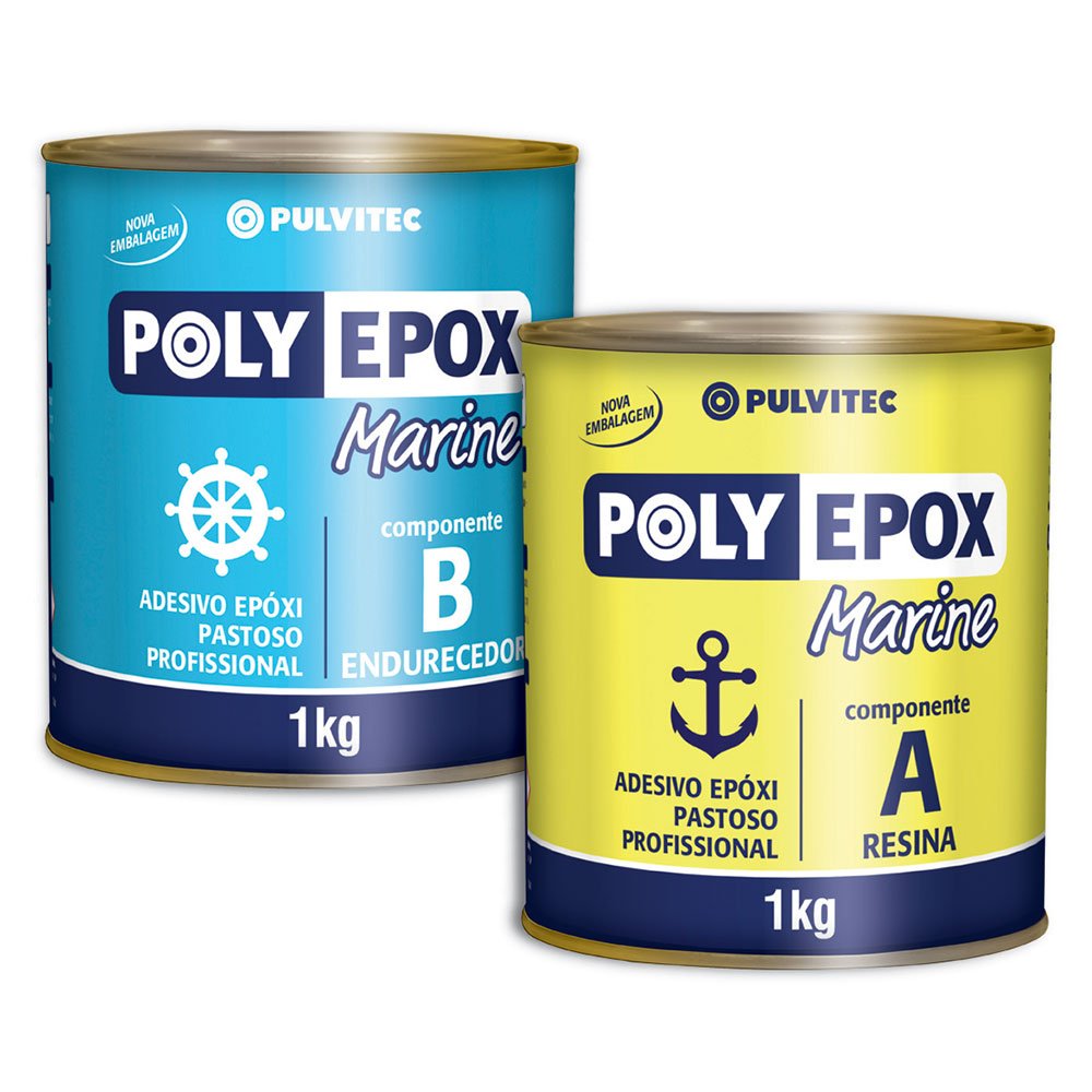 Adesivo Polyepox Marine 2kg PULVITEC-EA018  - Imagem zoom