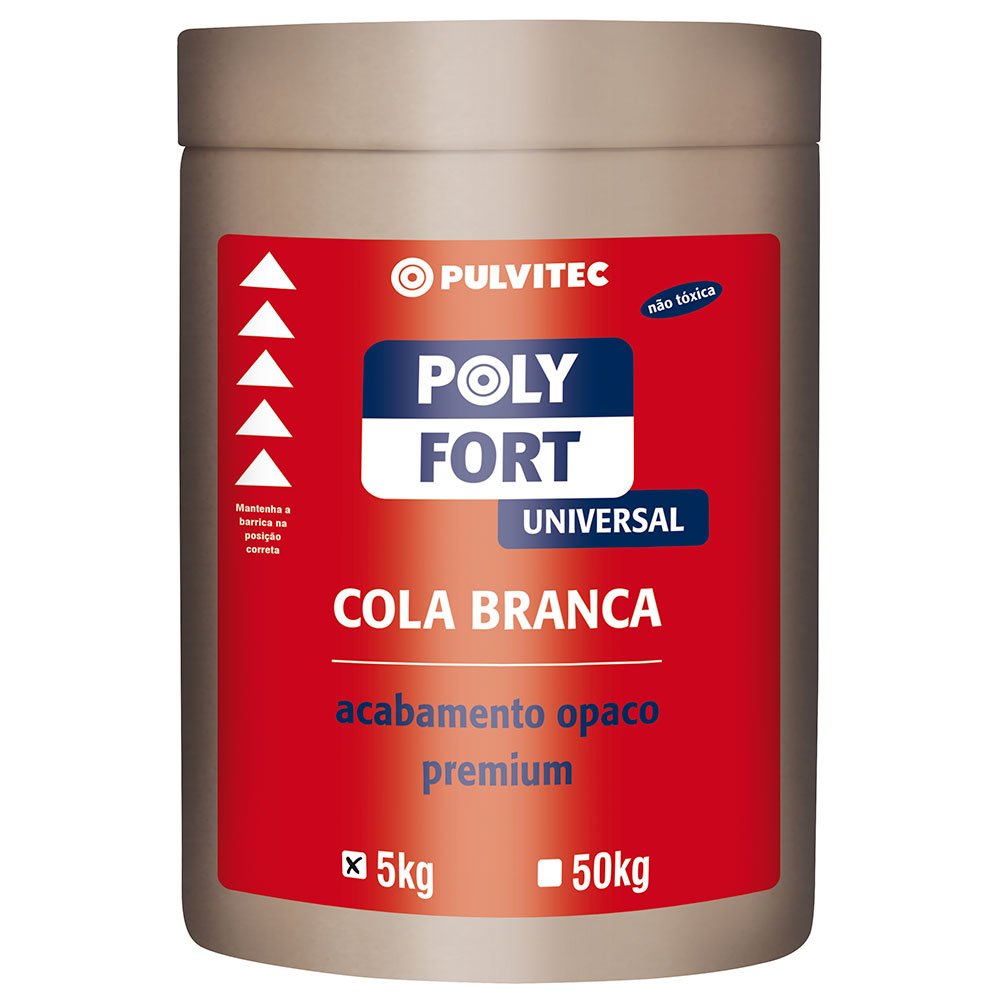 Cola Branca PVA Polyfort Universal 5kg-PULVITEC-LA006