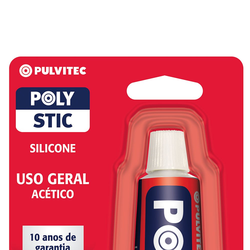 Silicone Acético Polystic Uso Geral - PULVITEC-ZB113