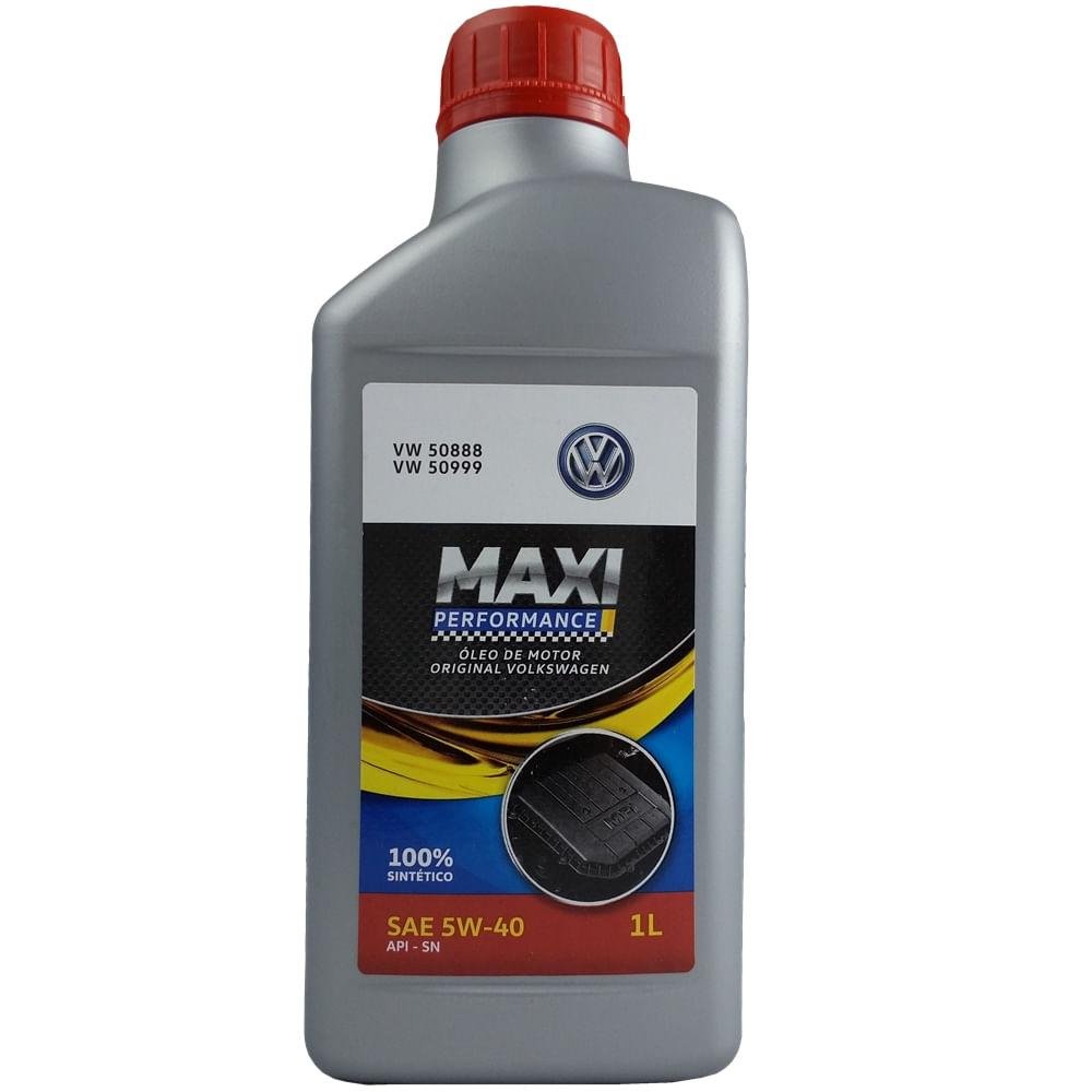 Óleo Lubrificante do Motor Max Performance 100% Sintético 5W40 - 1L-Original Volkswagen