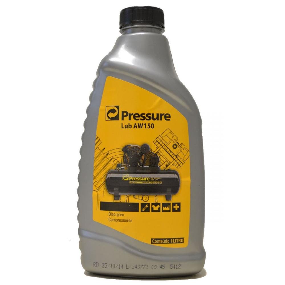 Óleo lubrificante para compressor AW150 1000 ml. - PRESSURE-PRESSURE