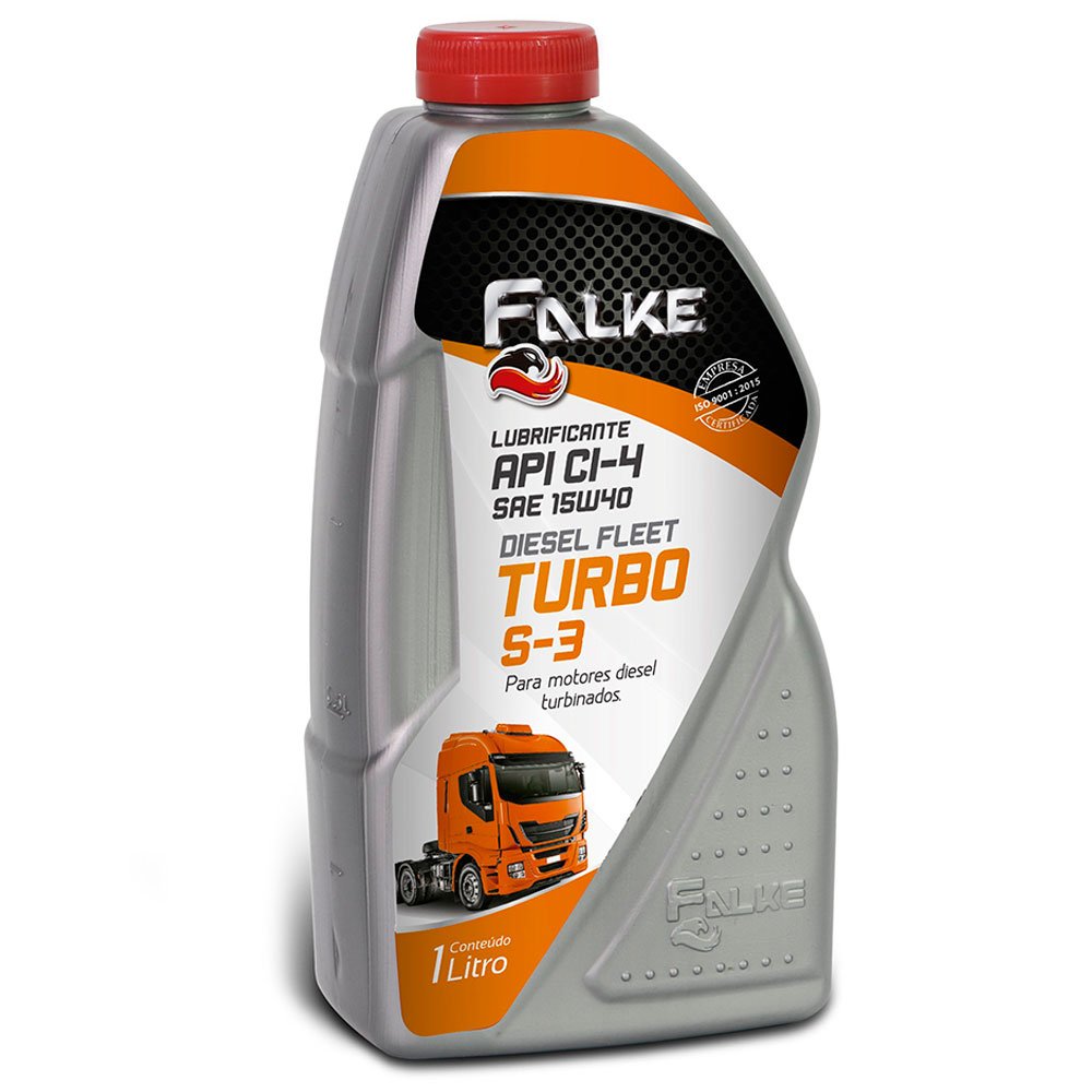 Óleo Lubrificante Diesel Fleet Turbo S-3 API CI-4 SAE 15W40 1 Litro-FALKE-T3FA0043
