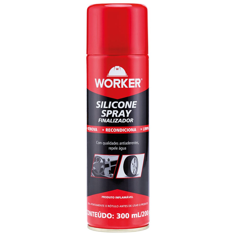 Silicone Lubrificante Spray 300ml/ 200g-WORKER-47686