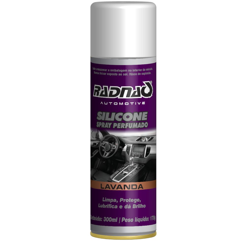 Silicone Spray Perfumado Lavanda 300ml/ 170g-RADNAQ-RQ6231-01