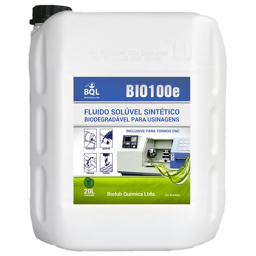 Óleo Solúvel Sintético Biodegradável 20 Litros para Corte de Metais-BIOLUB-5393