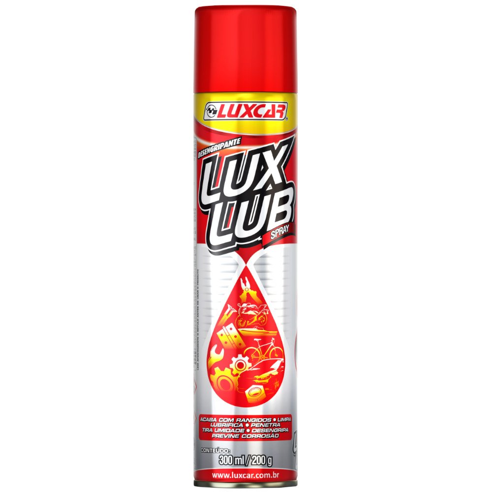Desengripante Spray 300ml/ 200g Luxlub  - Imagem zoom