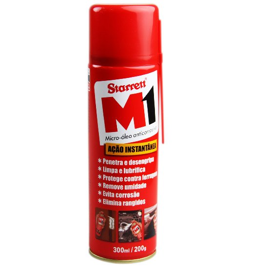 Micro Óleo Anticorrosivo Spray M1 300ml-STARRETT-M1300ML