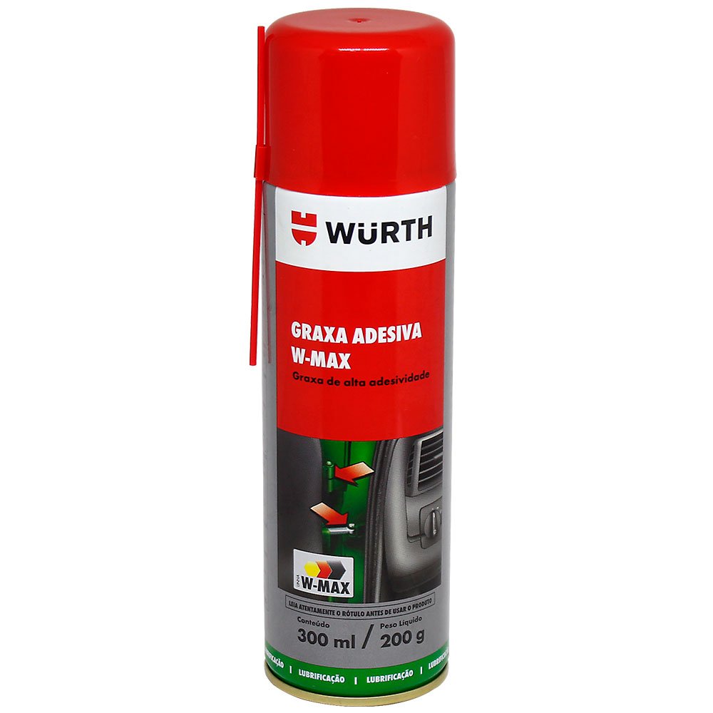Graxa Adesiva em Spray W-Max 300ml/200g-WURTH-0893870211