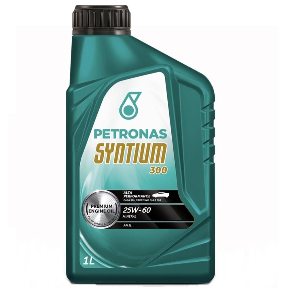 Oleo Lubrificante do Motor Petronas Syntium 300 API SL 25W60 Mineral 1L