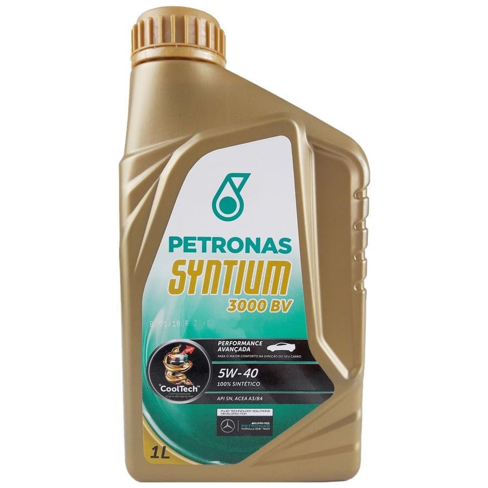 Óleo Lubrificante do Motor Petronas Syntium 3000 BV 5W40 100% Sintético Tecnologia °CoolTech™ - 1L - Imagem zoom