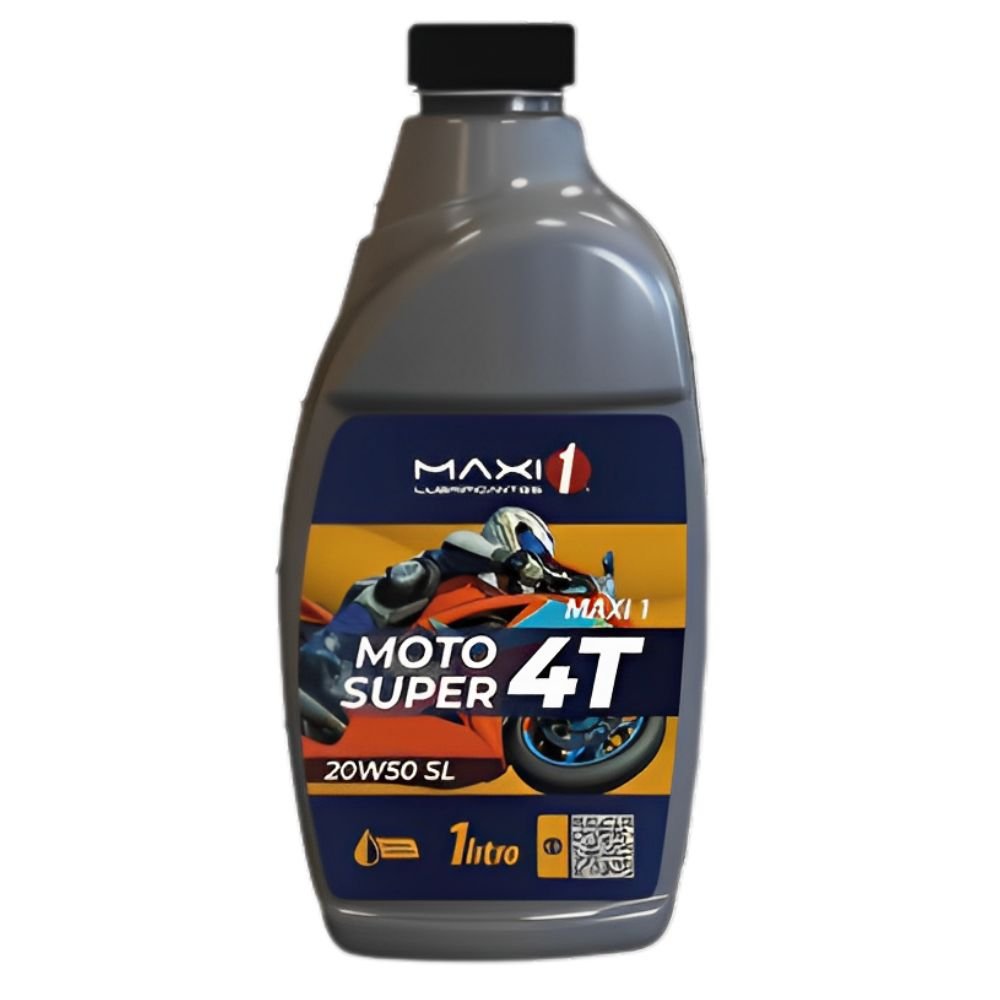 Óleo Lubrificante Moto Super 4T 20W50 Base Mineral 1L - Imagem zoom