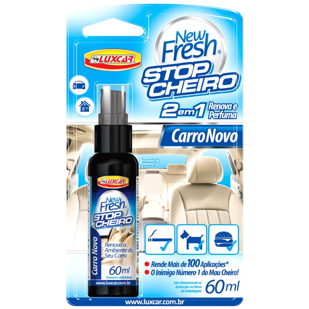 Spray Renovador de Ambientes Stop Cheiro Carro Novo 60ml - Imagem zoom