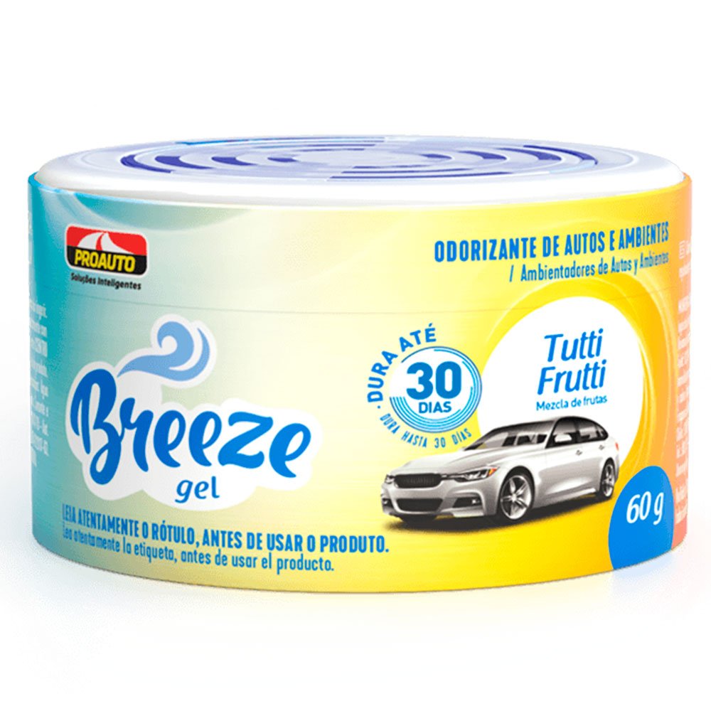 Odorizante para Automóvel Breeze Gel Tutti-Frutti - Imagem zoom
