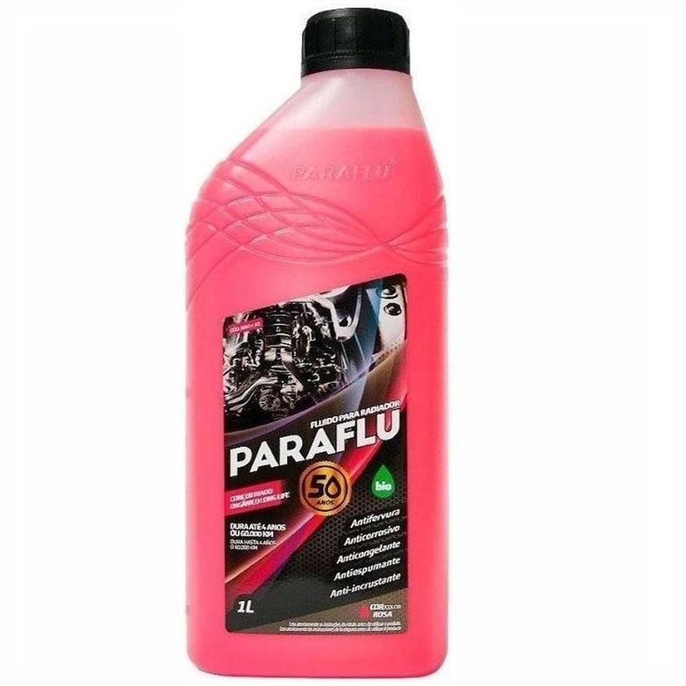 Aditivo para Água do Radiador Paraflu Bio Concentrado Orgânico Rosa Long Life Coloração Rosa 1L-Paraflu