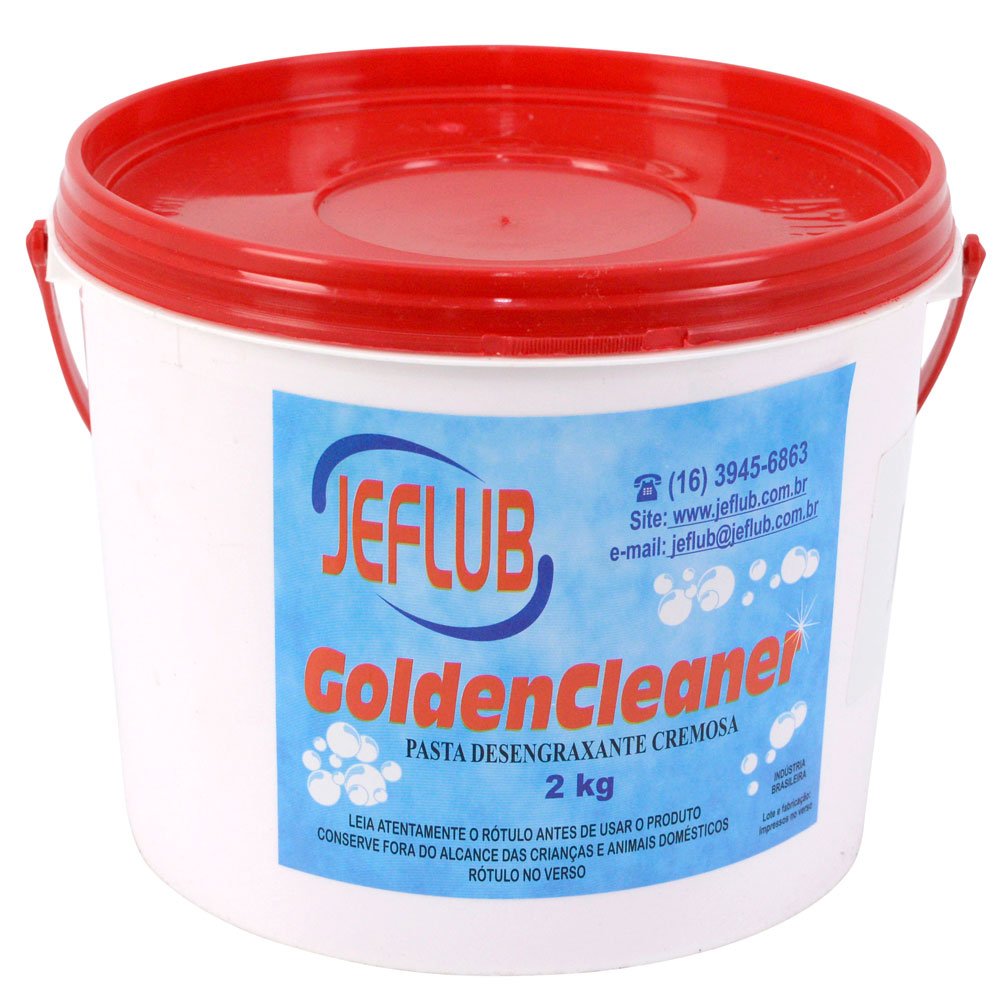 Pasta Cremosa Desengraxante Golden Cleaner 2Kg-JEFLUB-850000002003