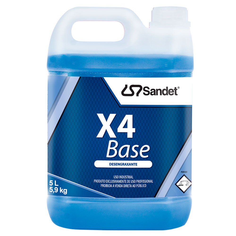 Desengraxante X4 Base 5 Litros-SANDET-10200810