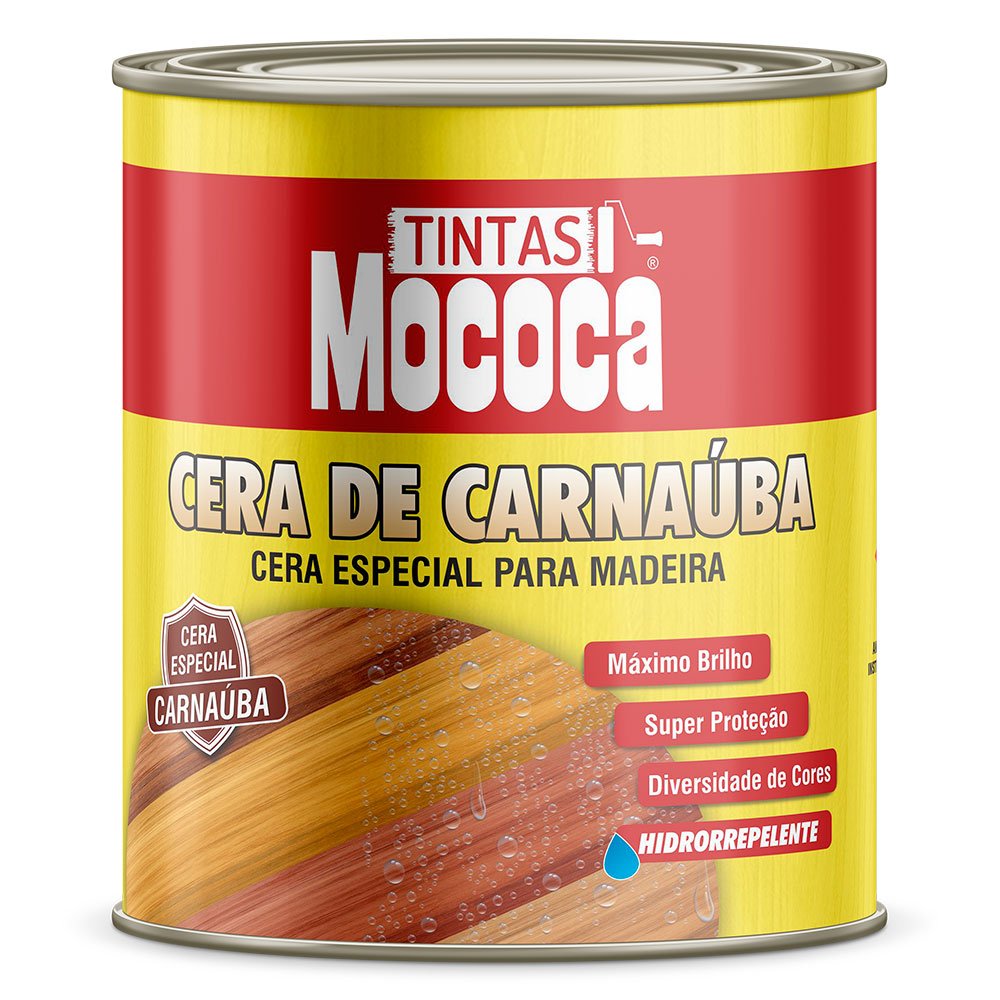 Cera de Carnaúba para Madeira Incolor 900ml-MOCOCA-25113
