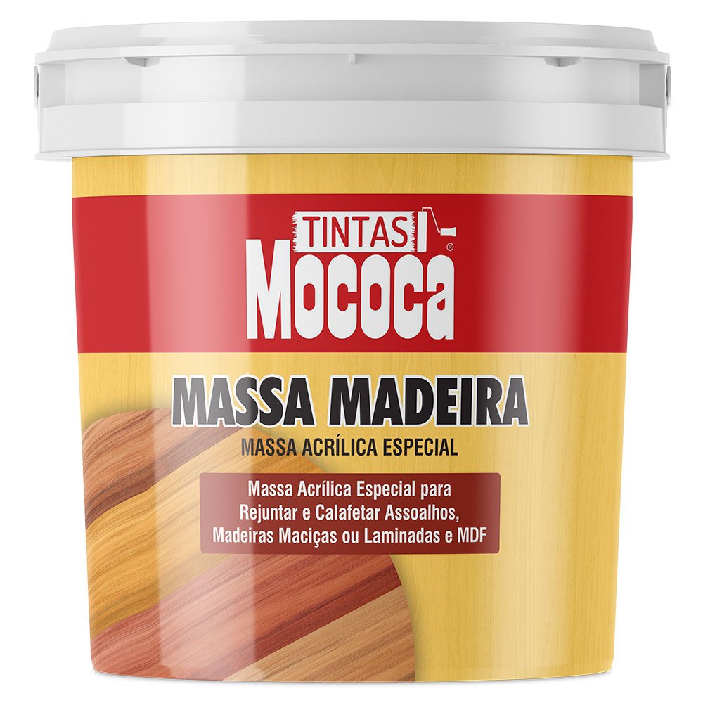 Massa para Madeira B.A 1,3 Kg Castanho-MOCOCA-25754