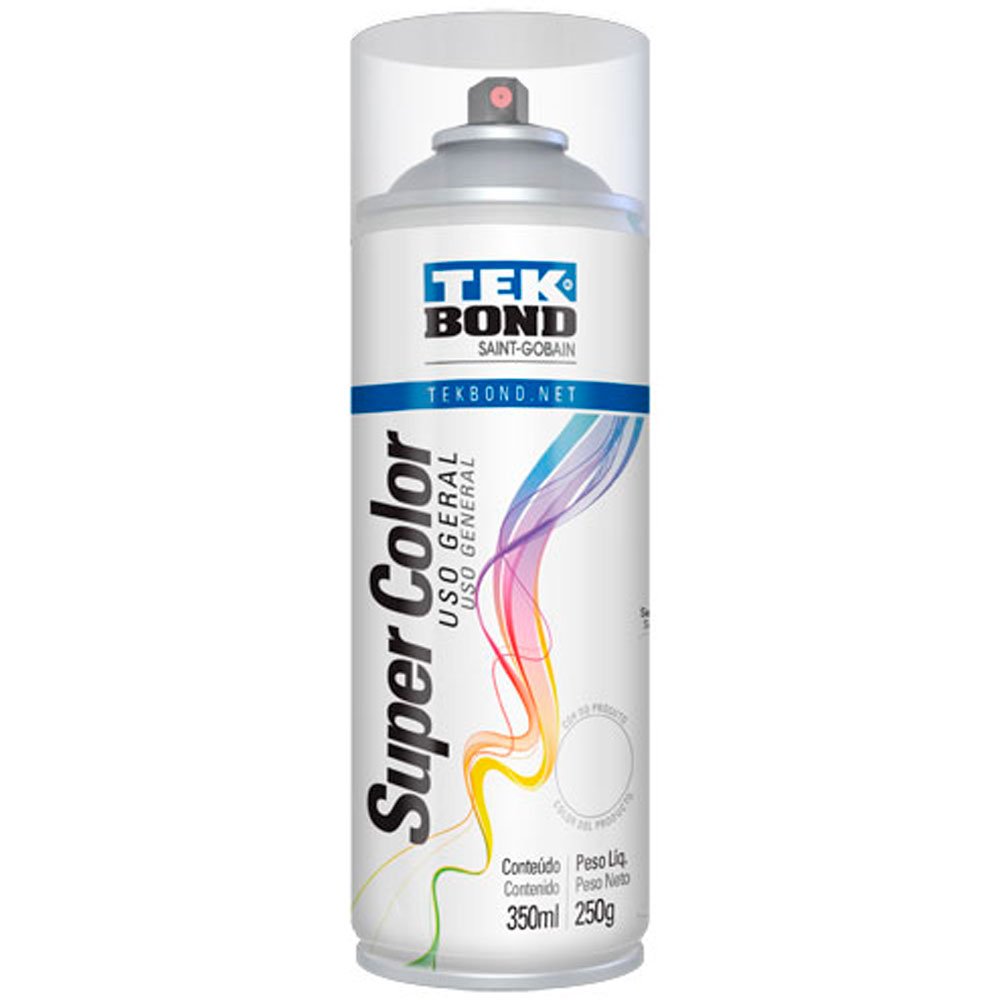 Verniz Spray Super Color  Uso Geral com 350ml/250g-TEKBOND-23171006900