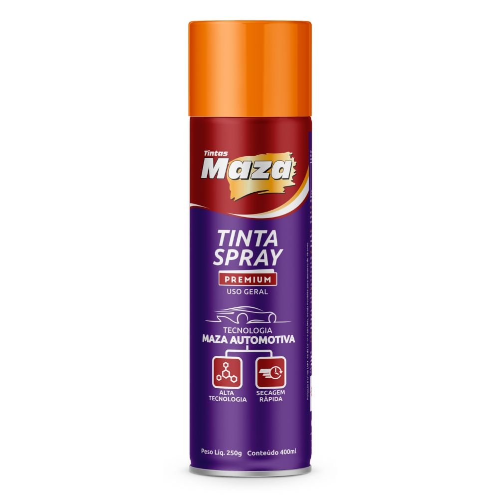 Tinta Spray Luminoso Laranja 400ml/ 250g - Imagem zoom