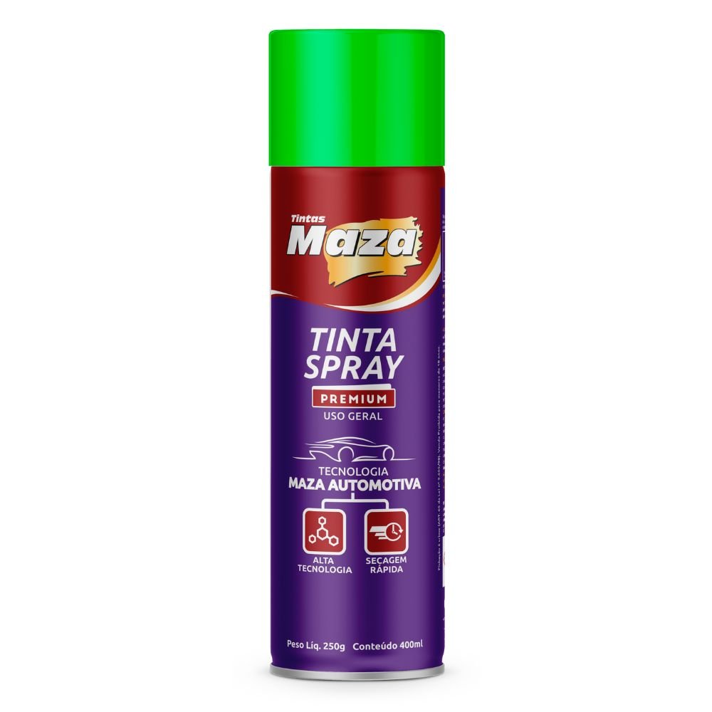 Tinta Spray Luminoso Verde 400ml/ 250g - Imagem zoom