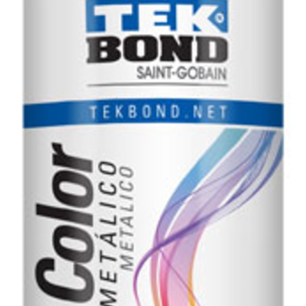 Tinta Spray Super Color Verde Metálico 350ml/250g TEKBOND-23331006900 - Imagem