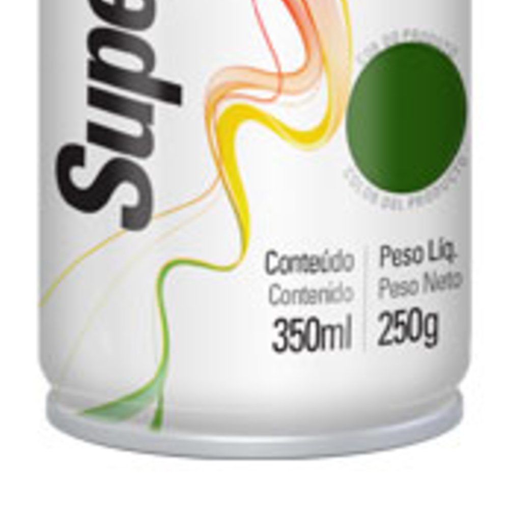 Tinta Spray Super Color Verde Metálico 350ml/250g TEKBOND-23331006900 - Imagem